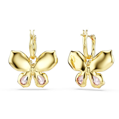 Idyllia Drop-Ohrhänger, Verschiedene Schliffe, Pavé, Schmetterling, Mehrfarbig, Metallmix
