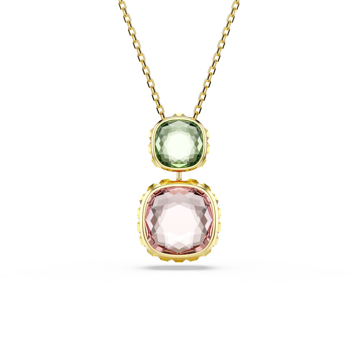 Chroma Anhänger, Kissenschliff, Mehrfarbig, Goldlegierungsschicht