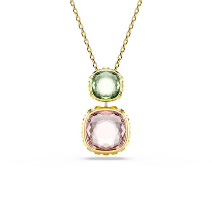 Chroma Anhänger, Kissenschliff, Mehrfarbig, Goldlegierungsschicht