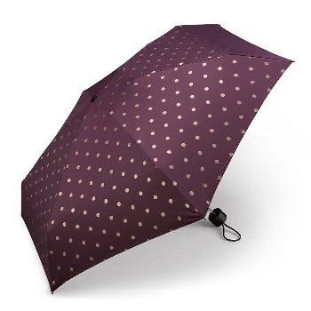 PC Petito Metallic Dots plum