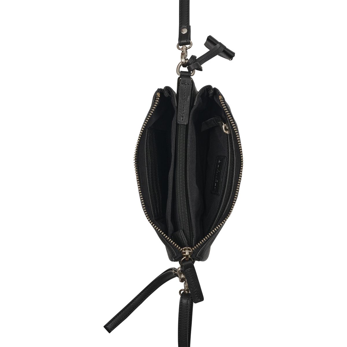 Triple pocket zip - 10/black