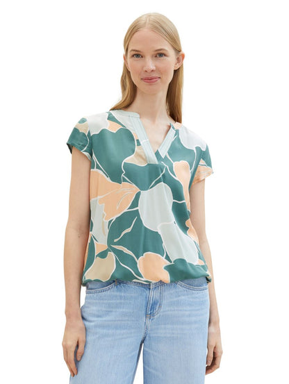 Gemusterte Bluse