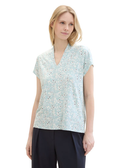 T-Shirt mit V-Ausschnitt