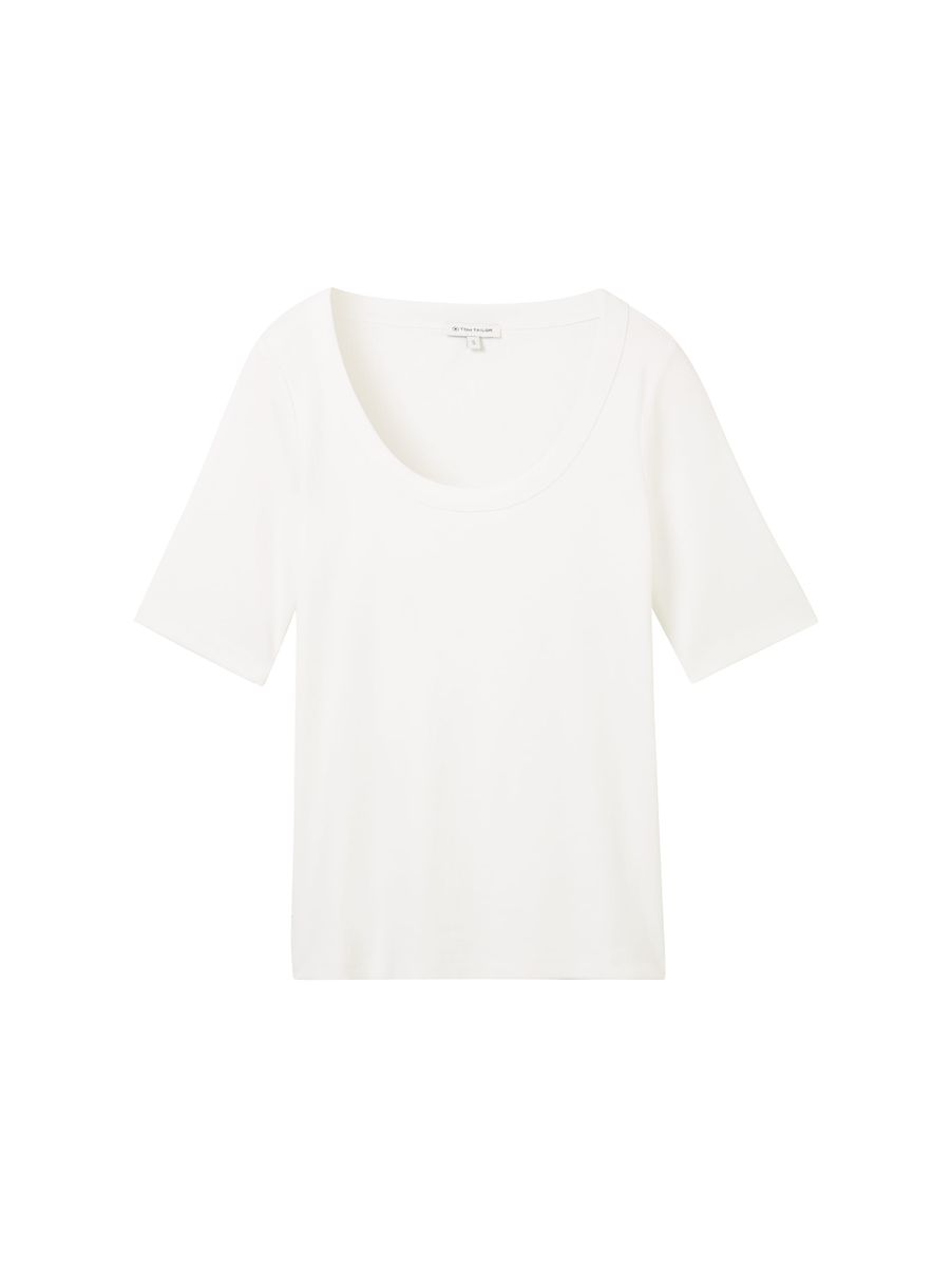 T-Shirt mit Rib