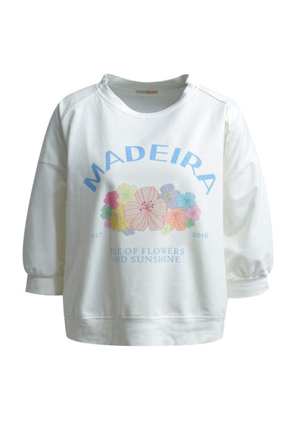 Sweat Pullover Madeira Flowers