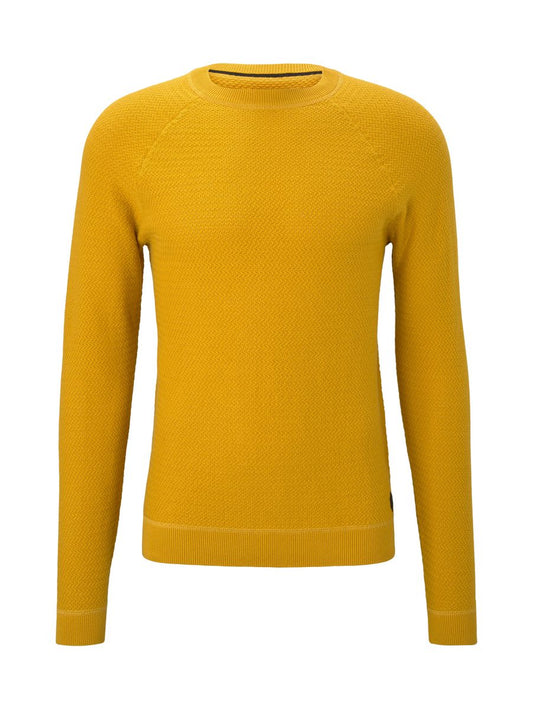strukturierter Strickpullover
