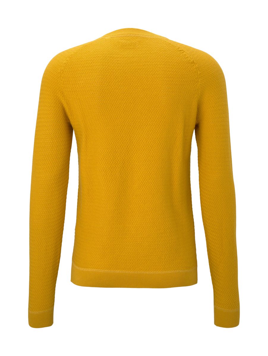 strukturierter Strickpullover