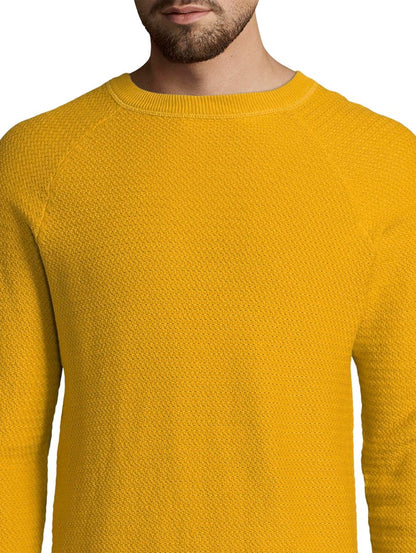strukturierter Strickpullover
