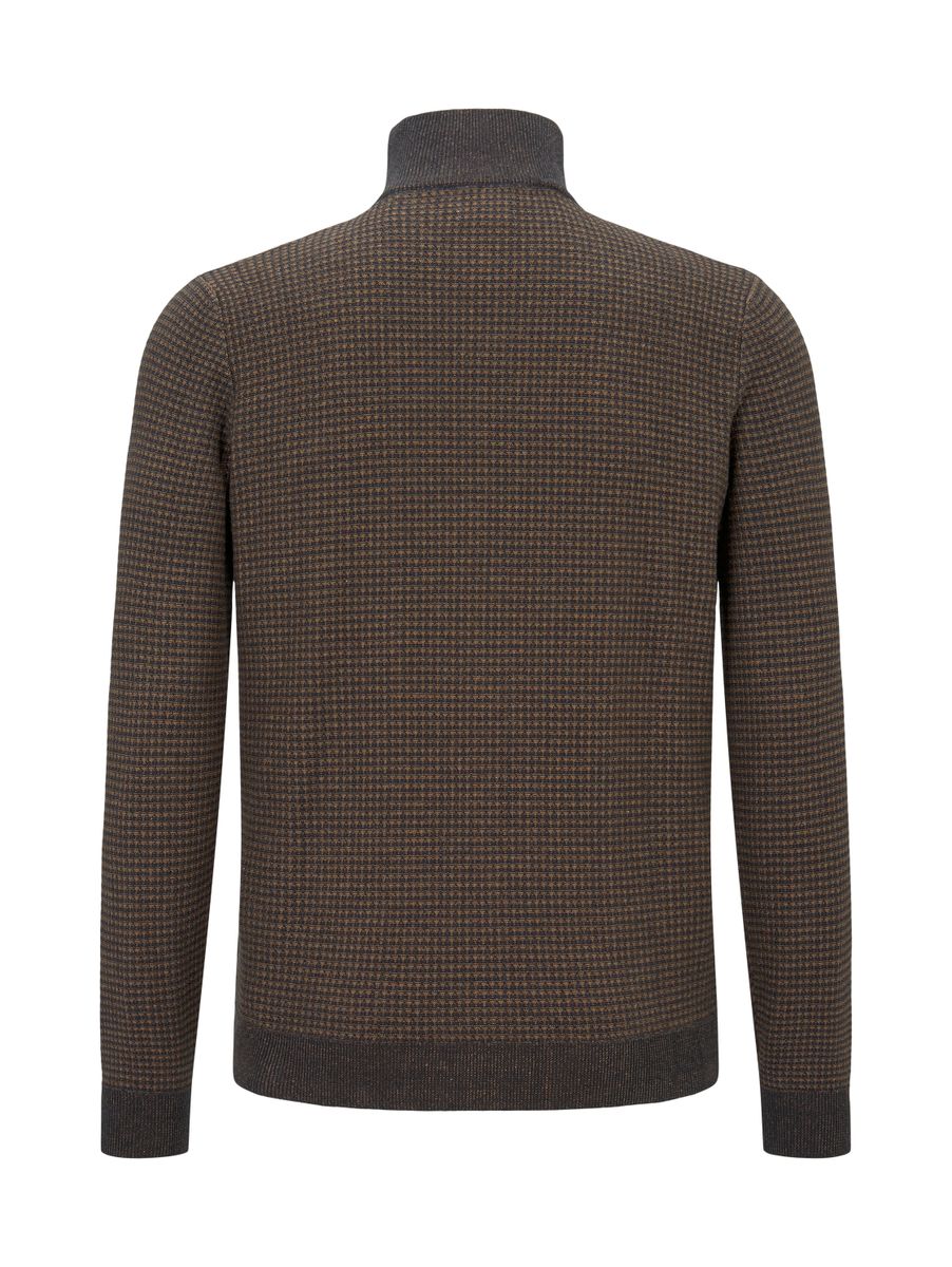 strukturierte Sweatjacke