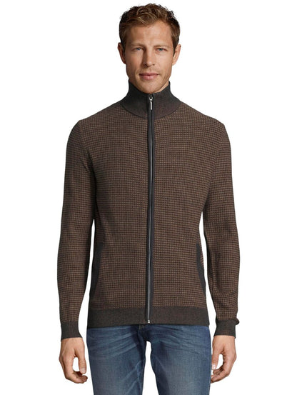 strukturierte Sweatjacke