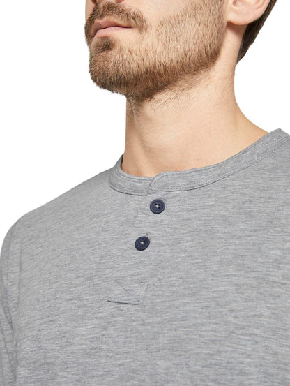 Henley-Langarmshirt