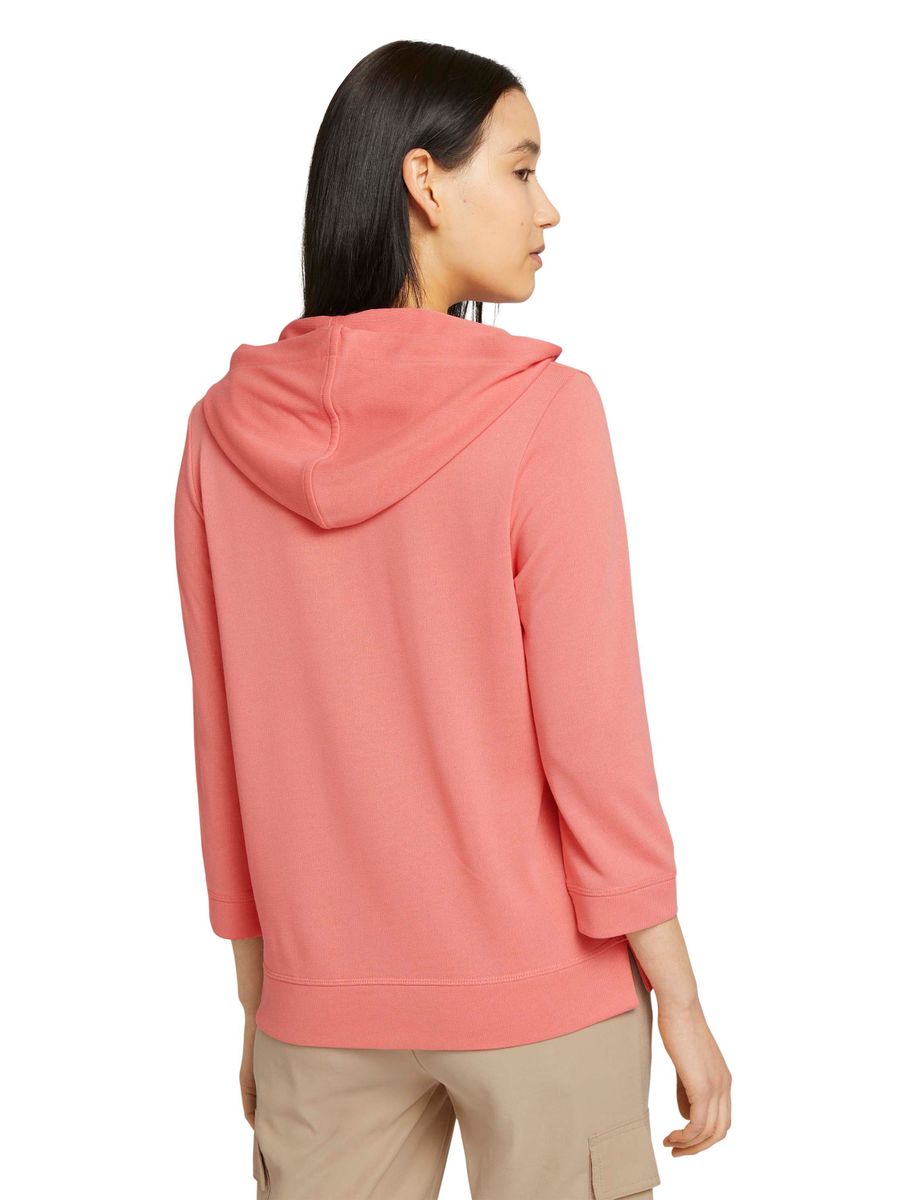 3/4 Arm Shirt mit Kapuze