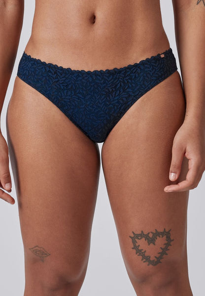 Skiny Every Day In Lace Leaves Damen Rio Slip