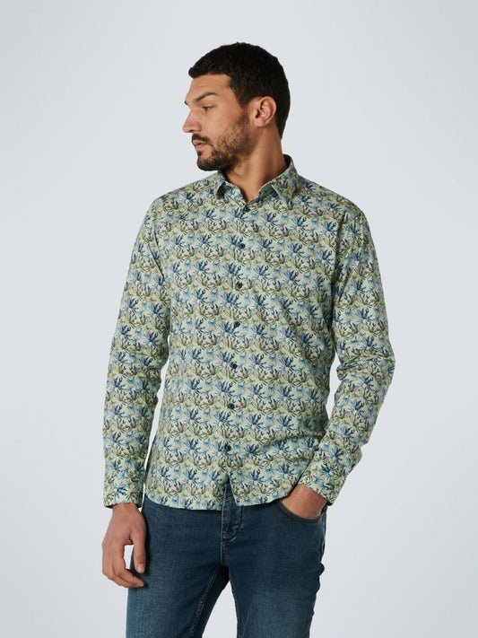 Shirt Stretch Allover Printed Responsible Choice