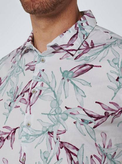Shirt Short Sleeve Allover Printed Stretch Responsible Choice