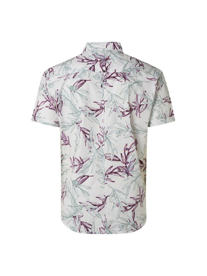 Shirt Short Sleeve Allover Printed Stretch Responsible Choice