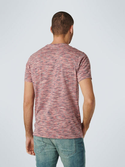 T-Shirt Crewneck Multi Coloured Yarn Dyed Melange