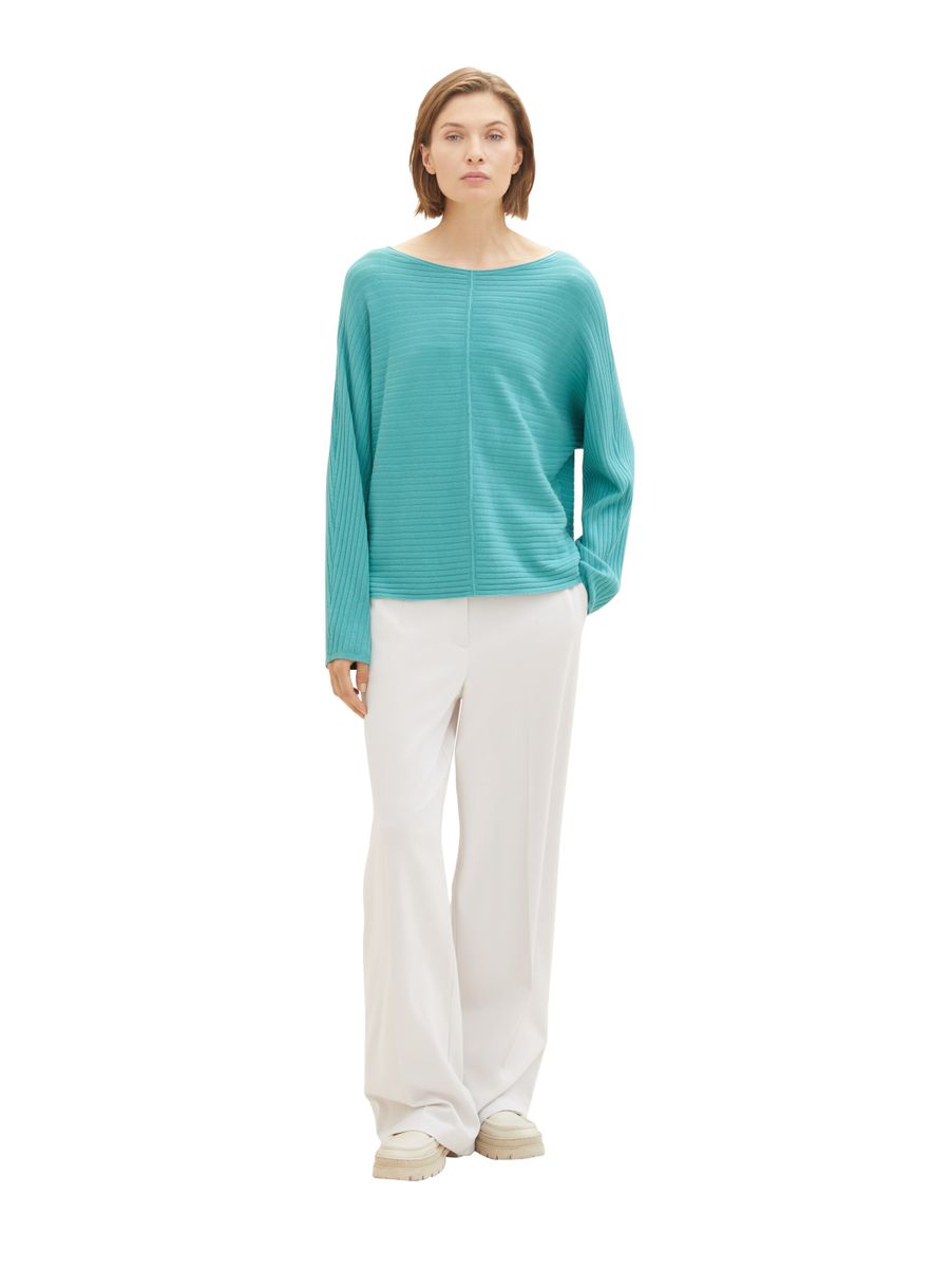 Strukturierter Strickpullover