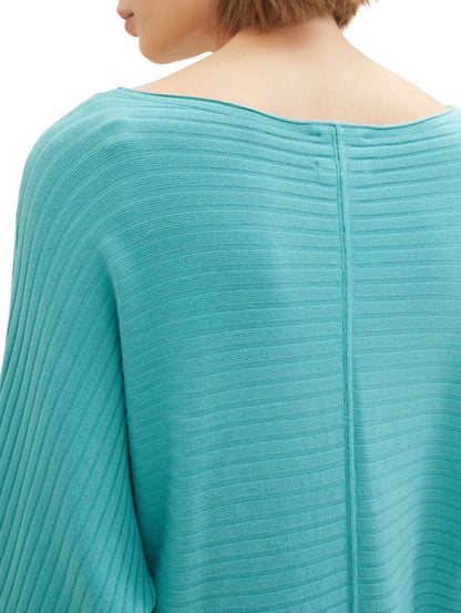 Strukturierter Strickpullover