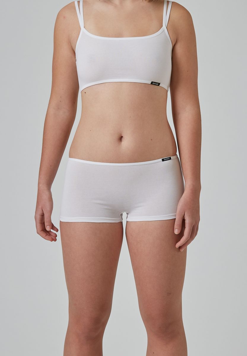 Skiny Damen Low Cut Pant Cotton Essentials