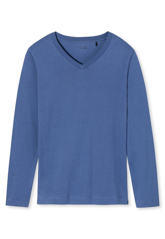 Langarmshirt V-Ausschnitt