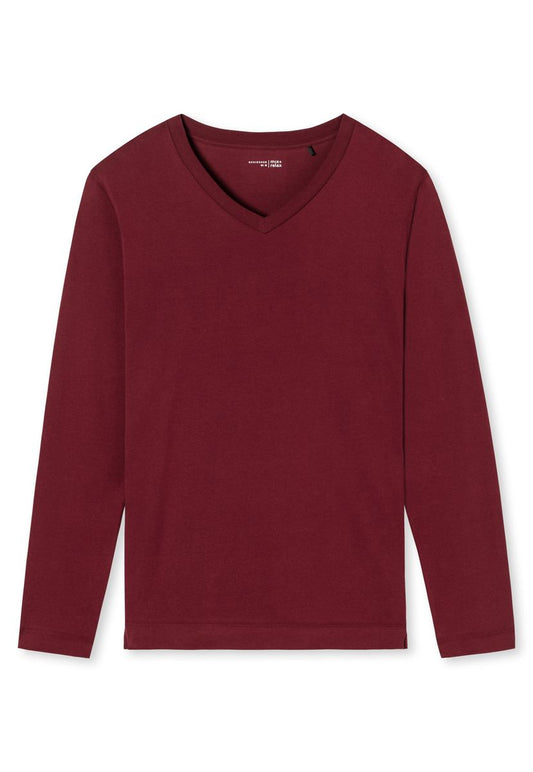 Langarmshirt V-Ausschnitt