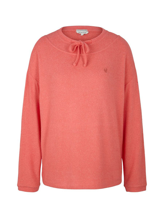 Langarmshirt mit U-Boot-Ausschnitt
