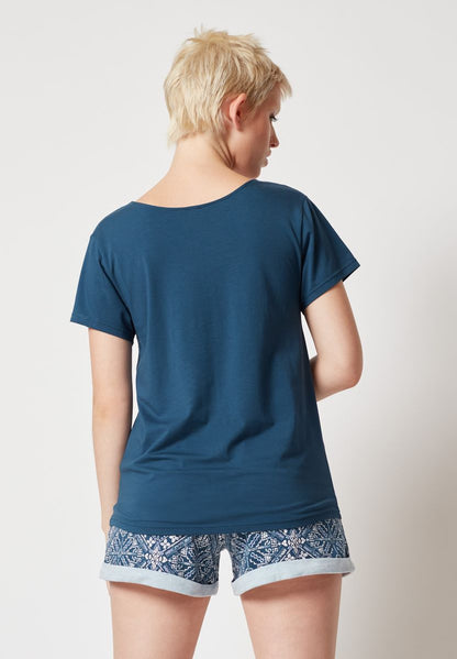 Skiny Damen Shirt kurzarm Night In Mix & Match