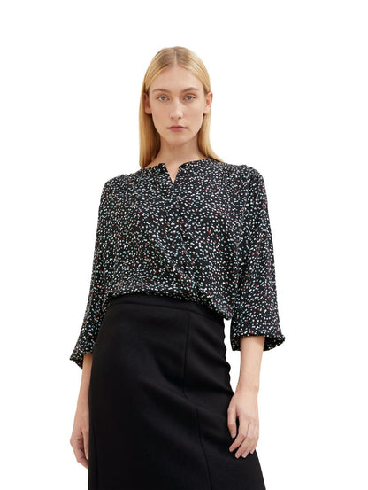 gemusterte Bluse