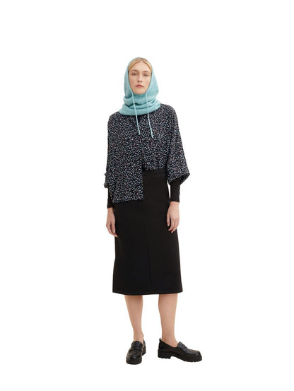 gemusterte Bluse