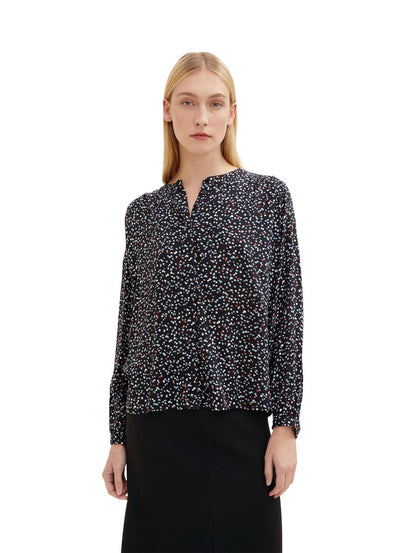 gemusterte Bluse