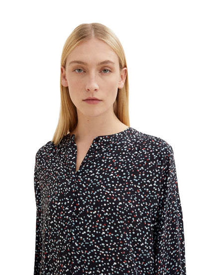 gemusterte Bluse