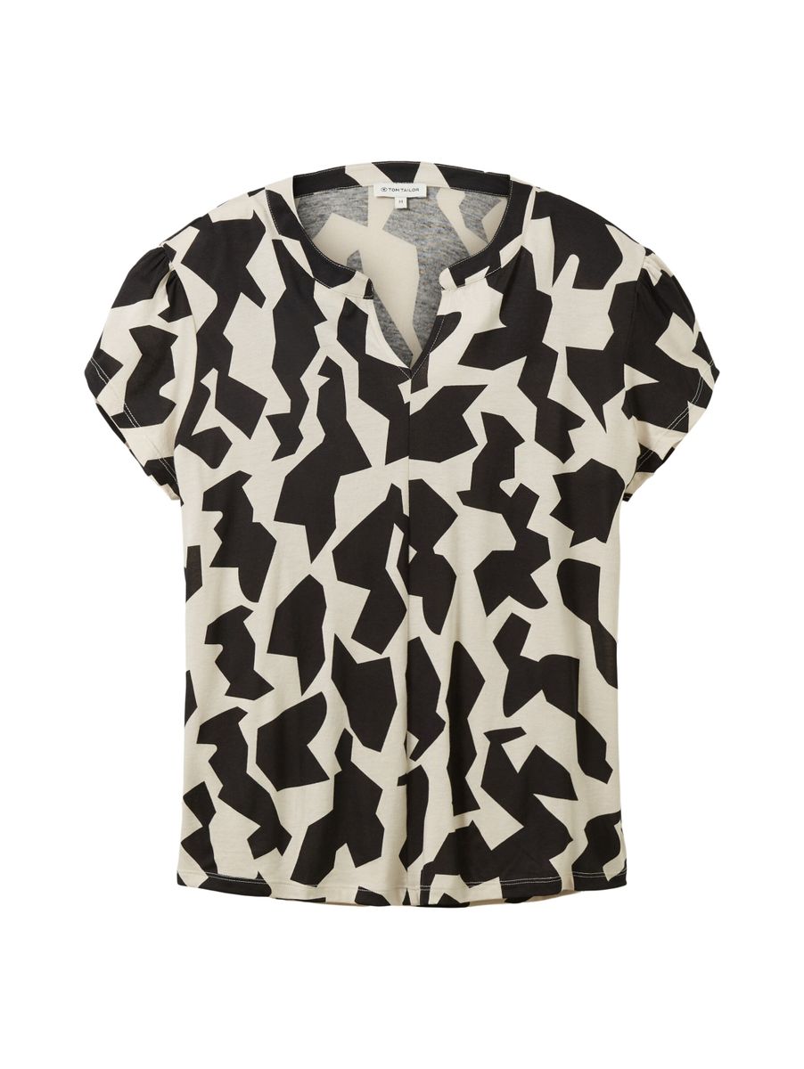 Gemustertes Blusenshirt