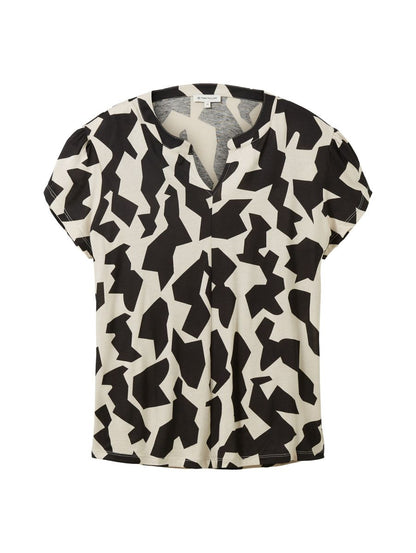 Gemustertes Blusenshirt