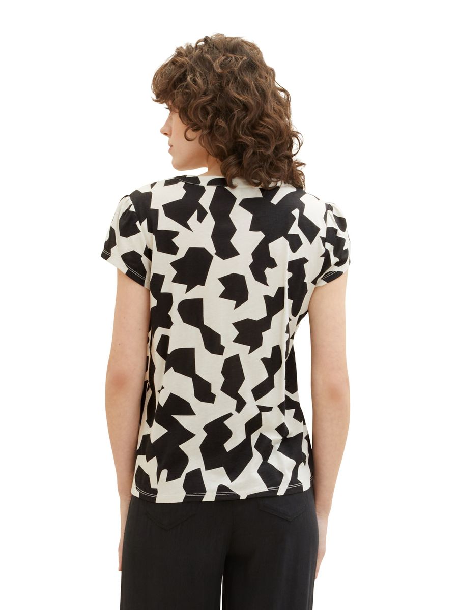Gemustertes Blusenshirt