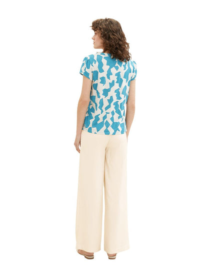 Gemustertes Blusenshirt