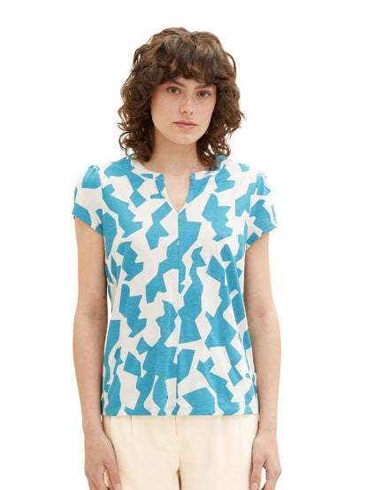 Gemustertes Blusenshirt