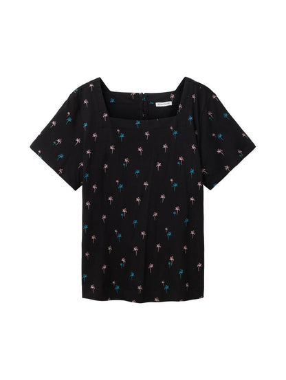 Gemustertes T-Shirt