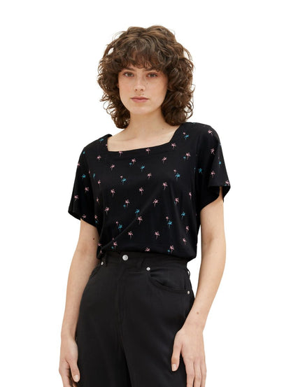 Gemustertes T-Shirt
