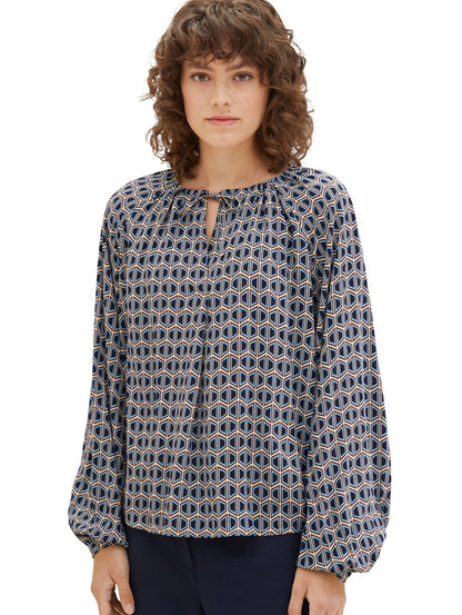 Bluse mit Print