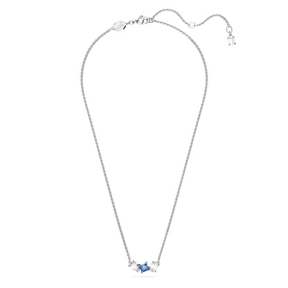 Mesmera Anhänger, Verschiedene Schliffe, Blau, Rhodiniert