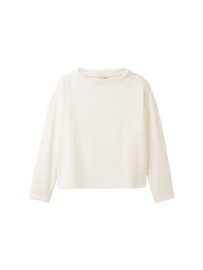 Sweatshirt mit Struktur