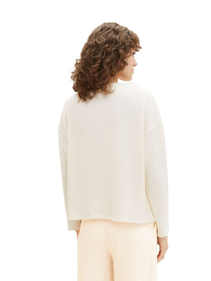 Sweatshirt mit Struktur
