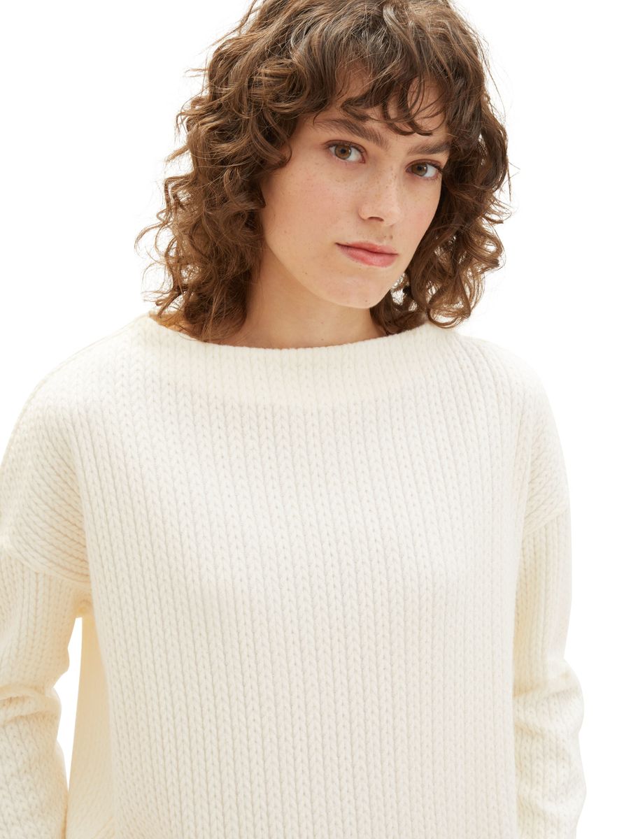 Sweatshirt mit Struktur