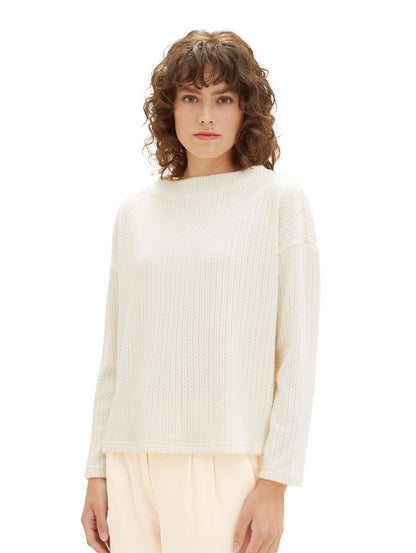 Sweatshirt mit Struktur