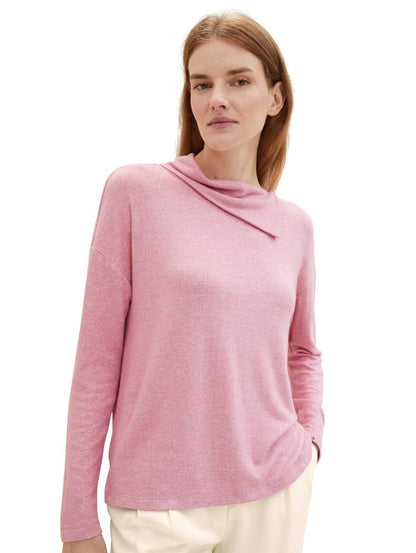 Langarmshirt mit Rollkragen