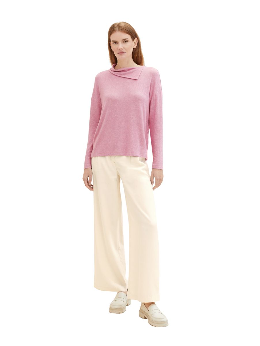 Langarmshirt mit Rollkragen