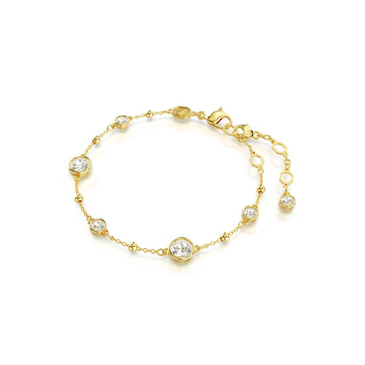 Imber Armband, Rundschliff, Weiß, Goldlegierungsschicht