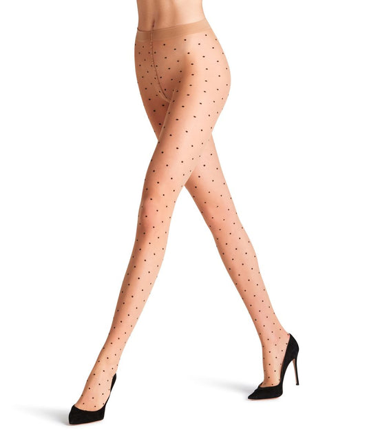 FALKE Dot Bicolor 15 DEN Damen Strumpfhose