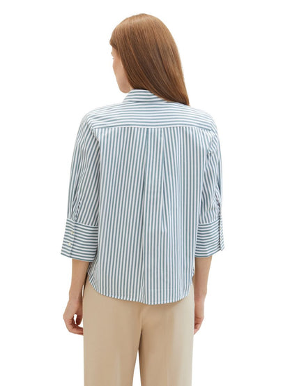 Gestreifte Bluse mit TENCEL(TM) Lyocell